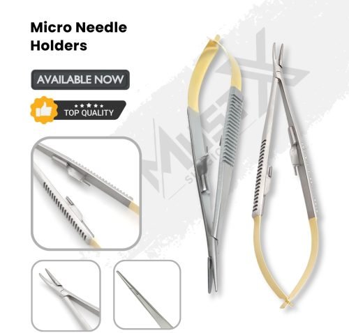 Micro Needle Holder – Spring Handle